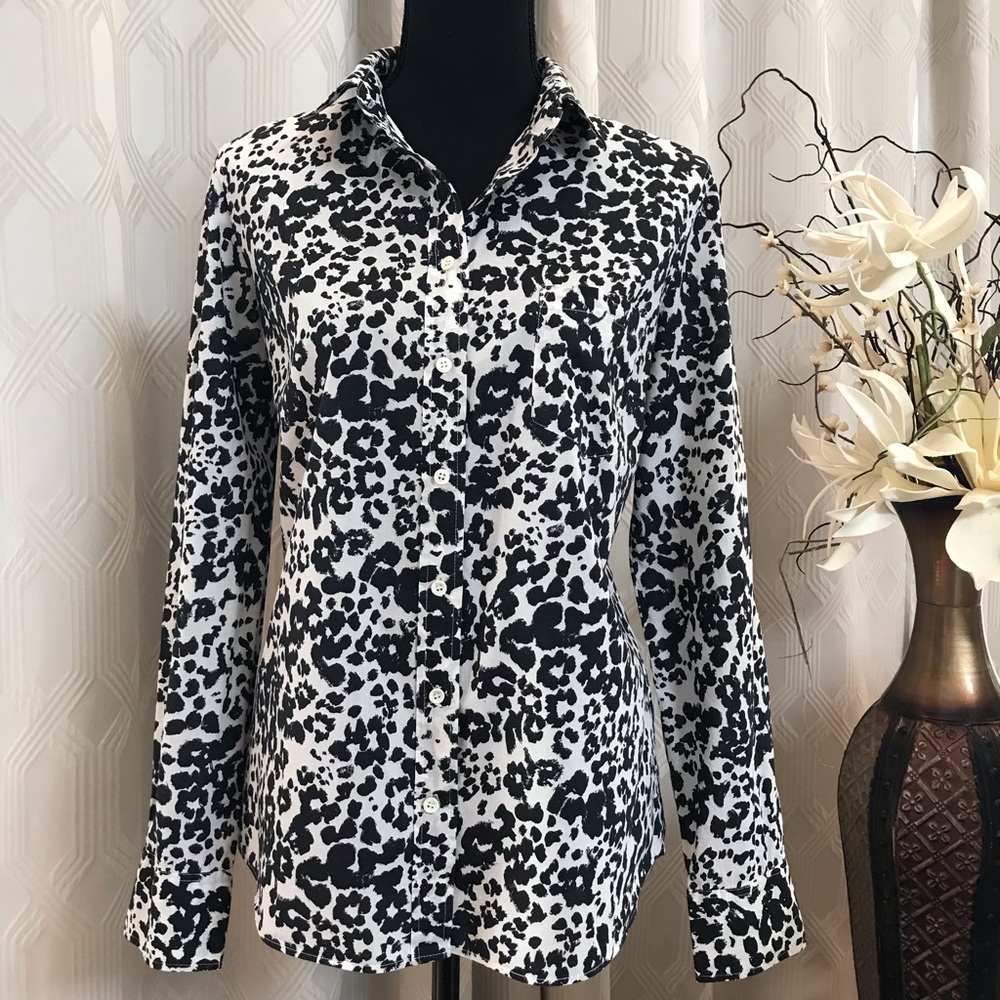 JCREW Snow Leopard Boy Shirt